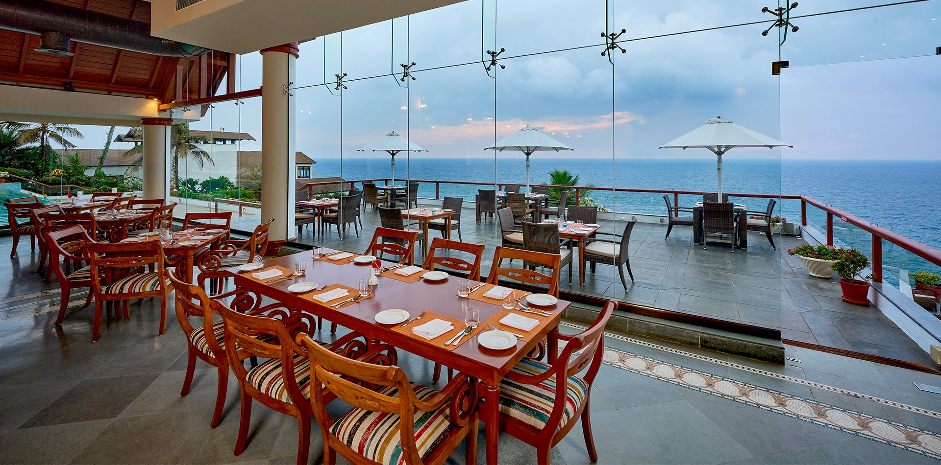 The Terrace at The Leela Kovalam